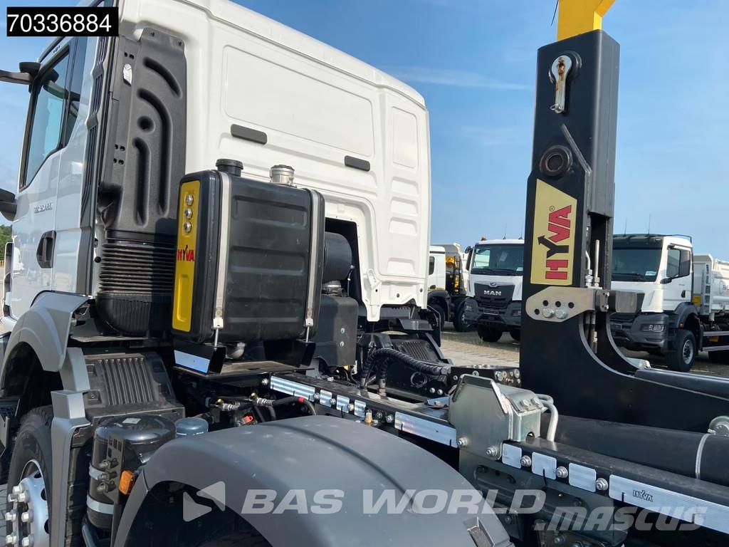 MAN TGS 35.480 8X4 NEW! HYVA 26-60 SKZ containersystem Vinçli kamyonlar