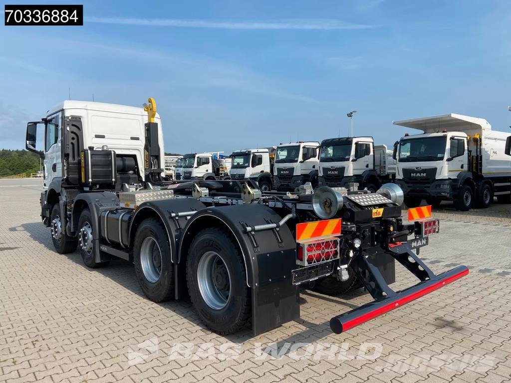 MAN TGS 35.480 8X4 NEW! HYVA 26-60 SKZ containersystem Vinçli kamyonlar