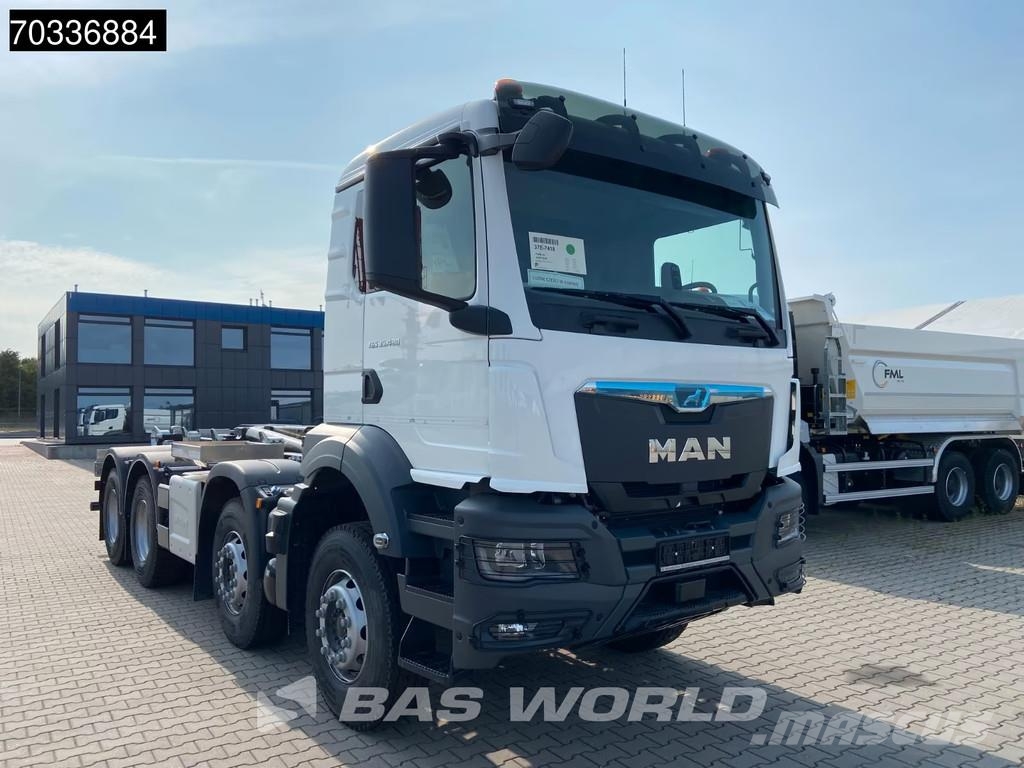 MAN TGS 35.480 8X4 NEW! HYVA 26-60 SKZ containersystem Vinçli kamyonlar