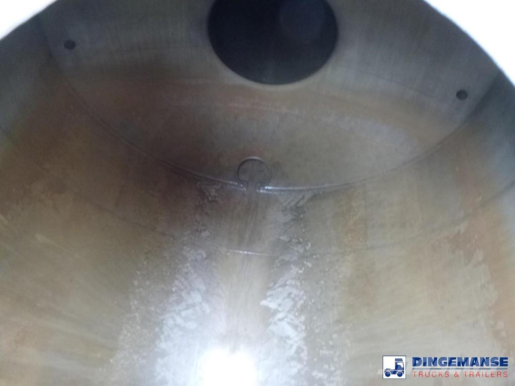 Magyar Chemical tank inox L4BH 33 m3 / 1 comp Tanktrailer