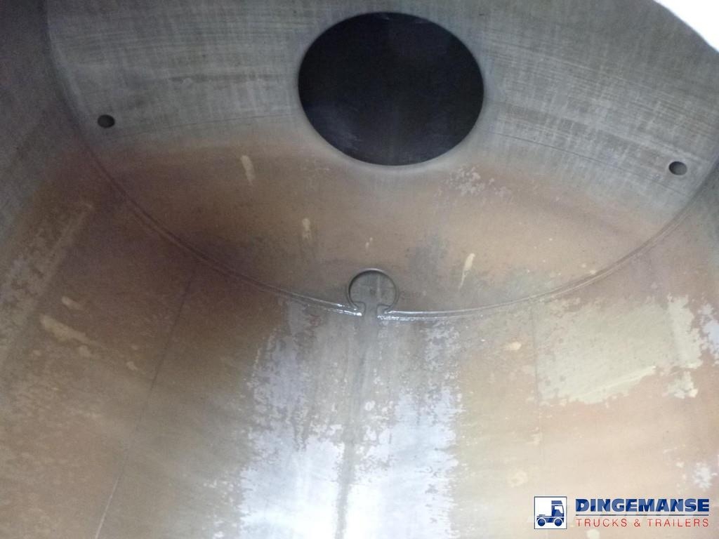 Magyar Chemical tank inox L4BH 33 m3 / 1 comp Tanktrailer