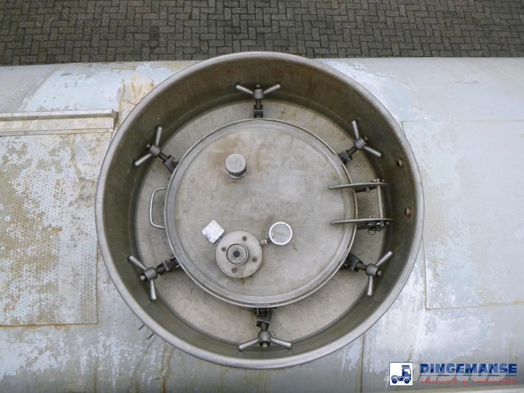 Magyar Chemical tank inox L4BH 33 m3 / 1 comp Tanktrailer