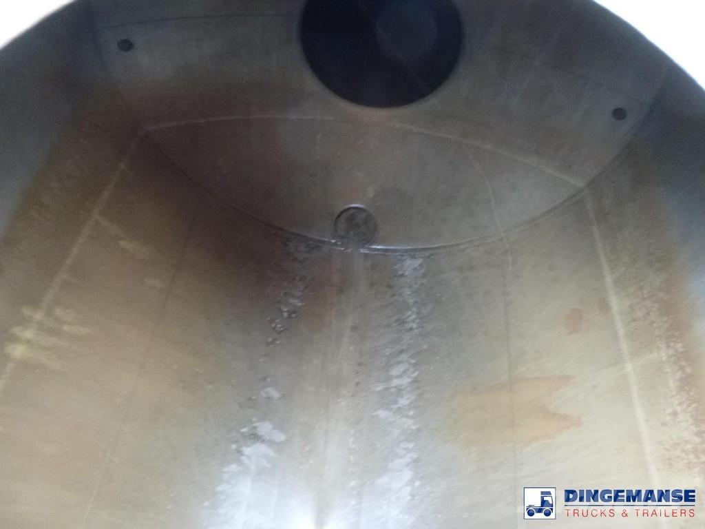Magyar Chemical tank inox L4BH 33 m3 / 1 comp Tanktrailer