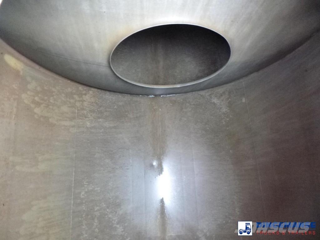 Magyar Chemical tank inox L4BH 33 m3 / 1 comp Tanktrailer