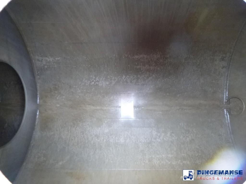 Magyar Chemical tank inox L4BH 33 m3 / 1 comp Tanktrailer