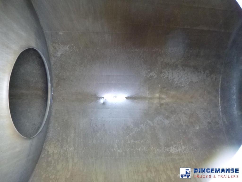 Magyar Chemical tank inox L4BH 33 m3 / 1 comp Tanktrailer