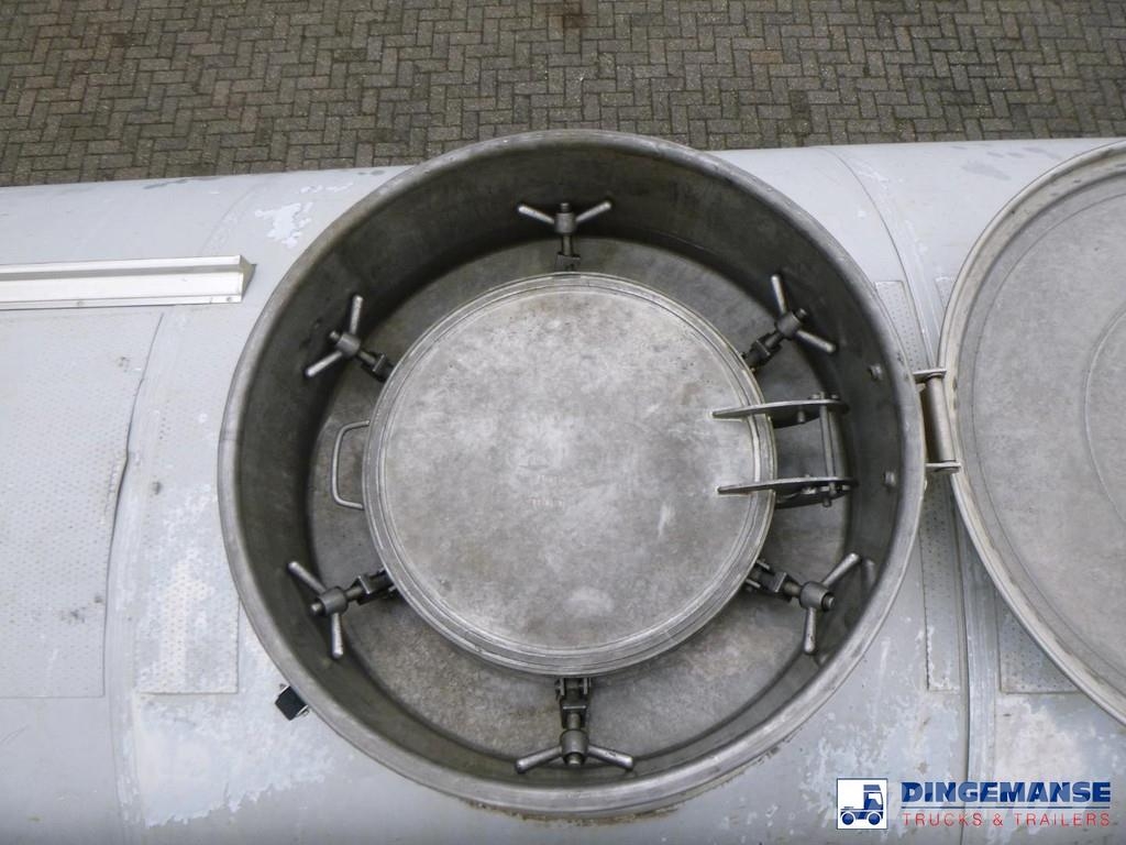 Magyar Chemical tank inox L4BH 33 m3 / 1 comp Tanktrailer