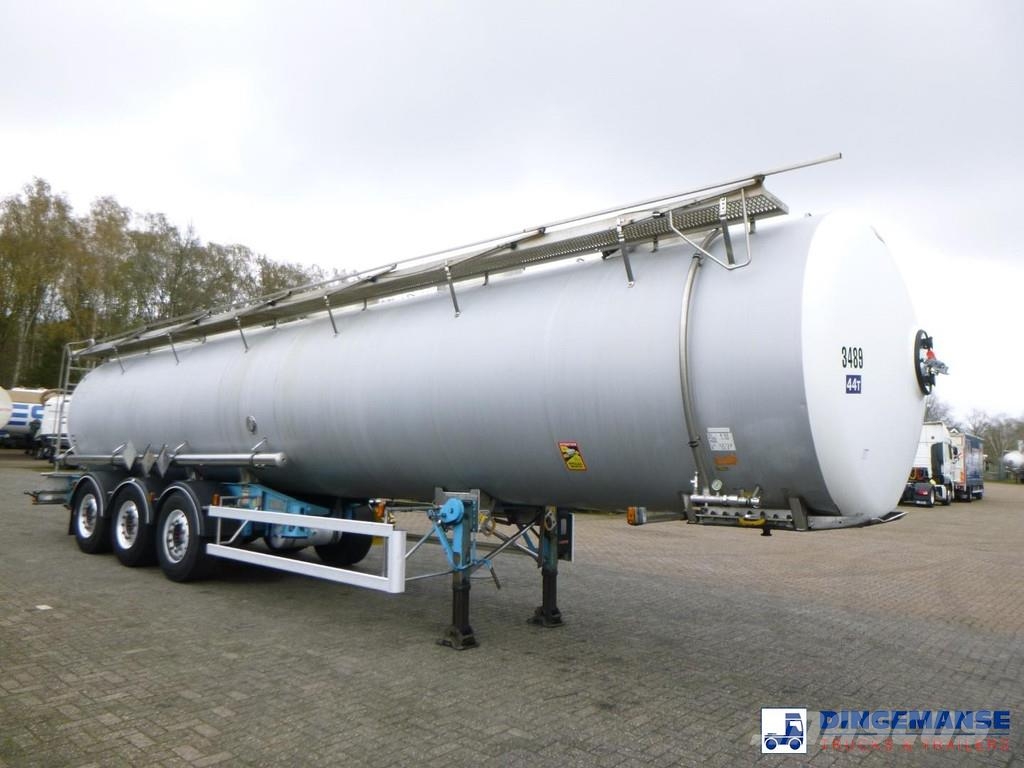 Magyar Chemical tank inox L4BH 33 m3 / 1 comp Tanktrailer