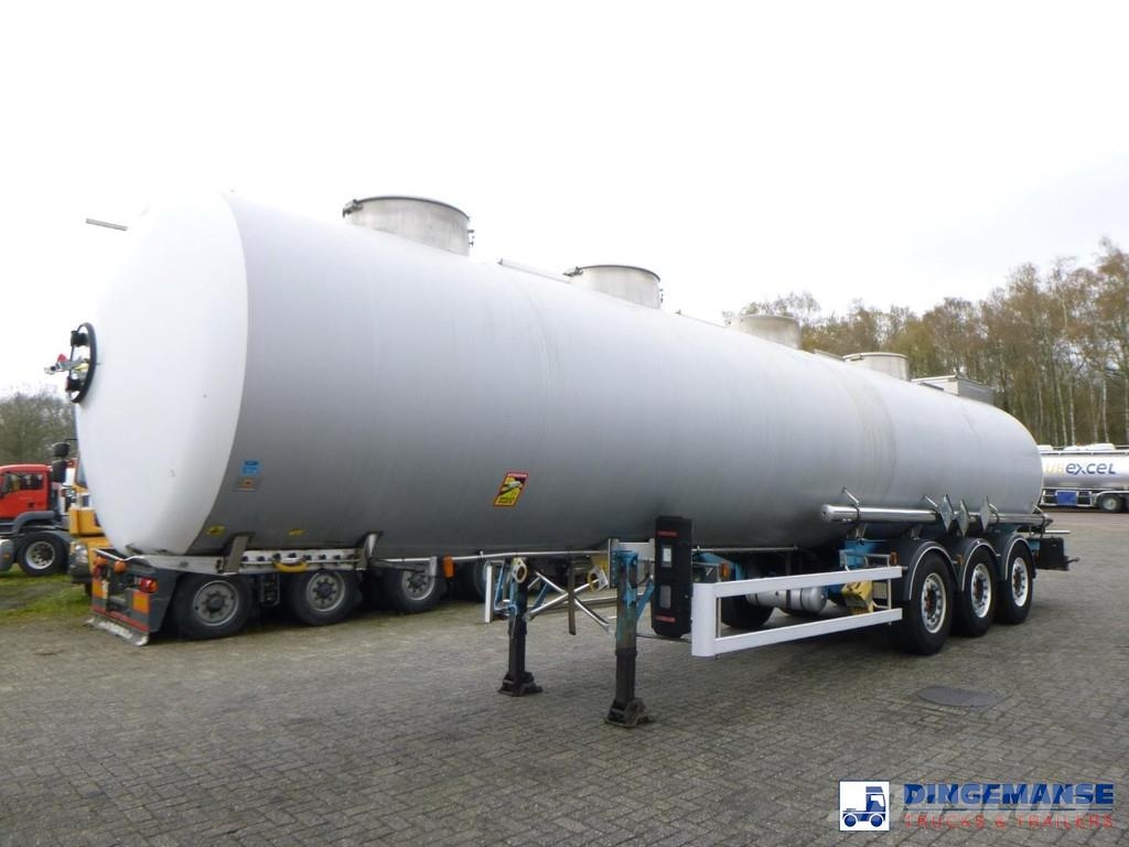 Magyar Chemical tank inox L4BH 33 m3 / 1 comp Tanktrailer