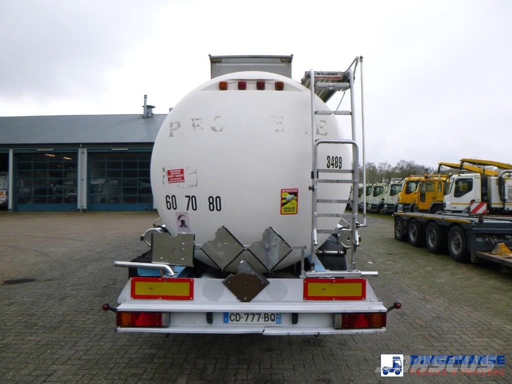 Magyar Chemical tank inox L4BH 33 m3 / 1 comp Tanktrailer