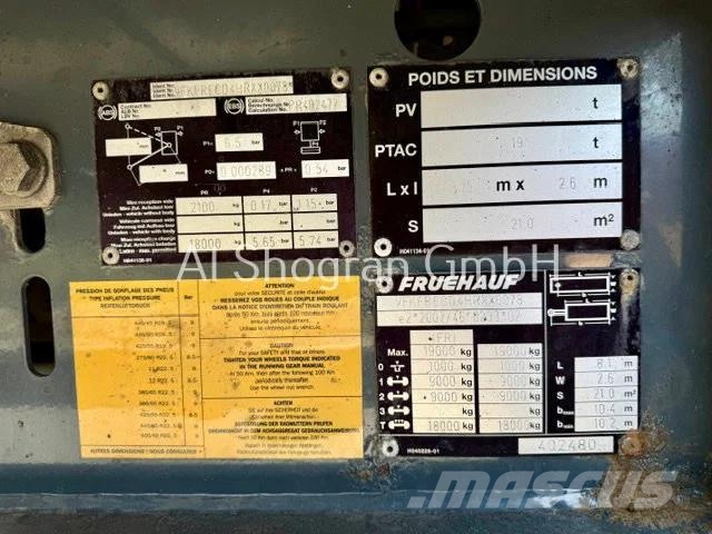 DAF XF 460 6x2/Standklima/Eu6/Komplettzug شاحنات بغطاء جانبي