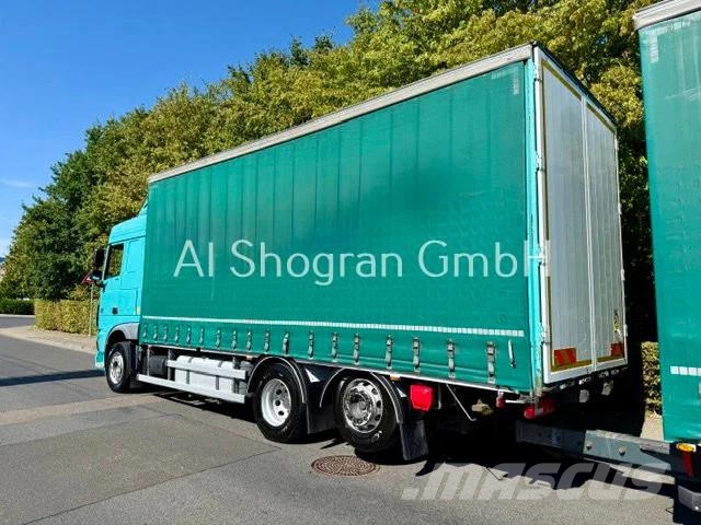 DAF XF 460 6x2/Standklima/Eu6/Komplettzug شاحنات بغطاء جانبي