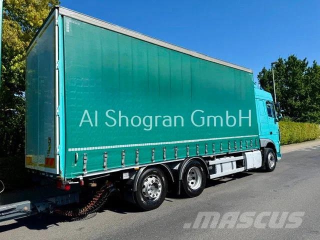 DAF XF 460 6x2/Standklima/Eu6/Komplettzug شاحنات بغطاء جانبي