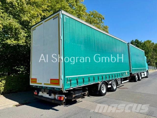 DAF XF 460 6x2/Standklima/Eu6/Komplettzug شاحنات بغطاء جانبي