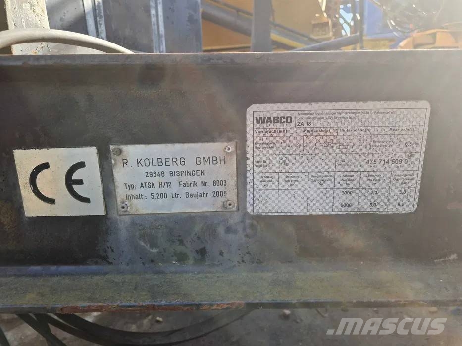  KOCIOŁ DO ASFALTU LANEGO R.KOLBERG ATSK H/12 5200L Contenitori termici d'asfalto