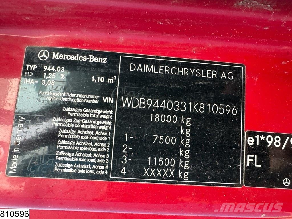 Mercedes-Benz Axor 1840 Trekkvogner