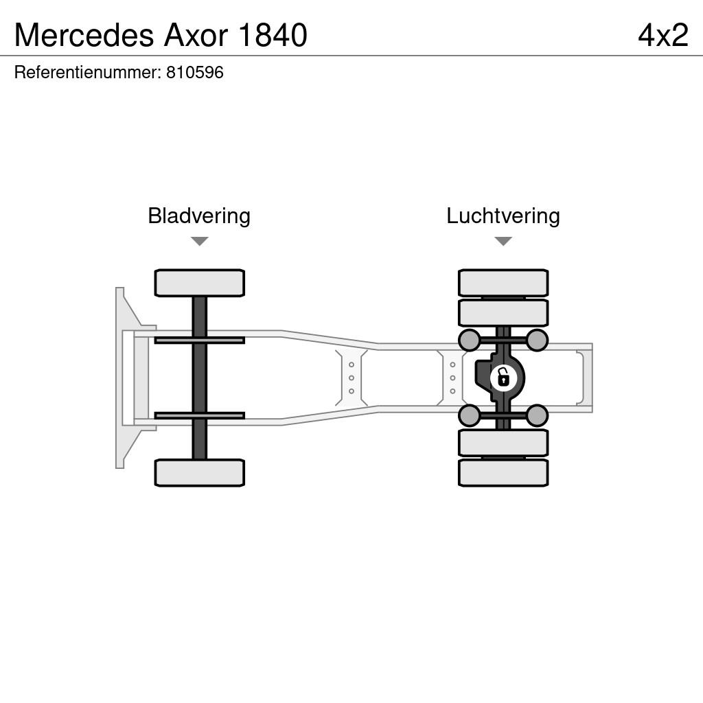 Mercedes-Benz Axor 1840 Trekkvogner