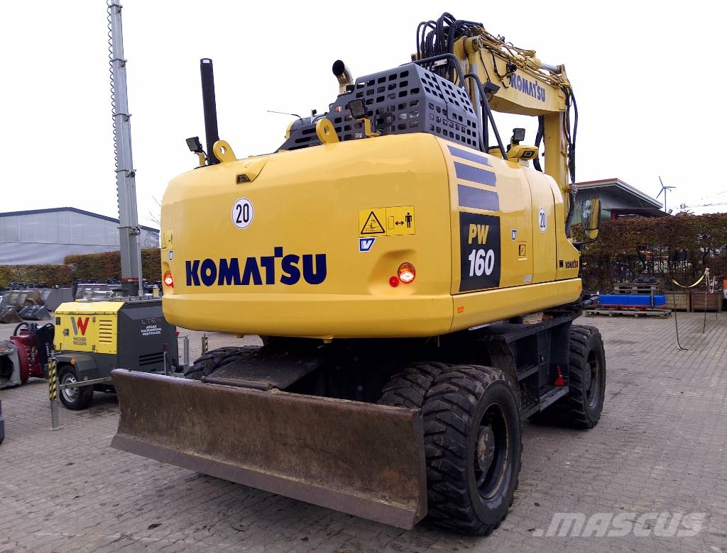 Komatsu PW160-11 حفارات بعجل
