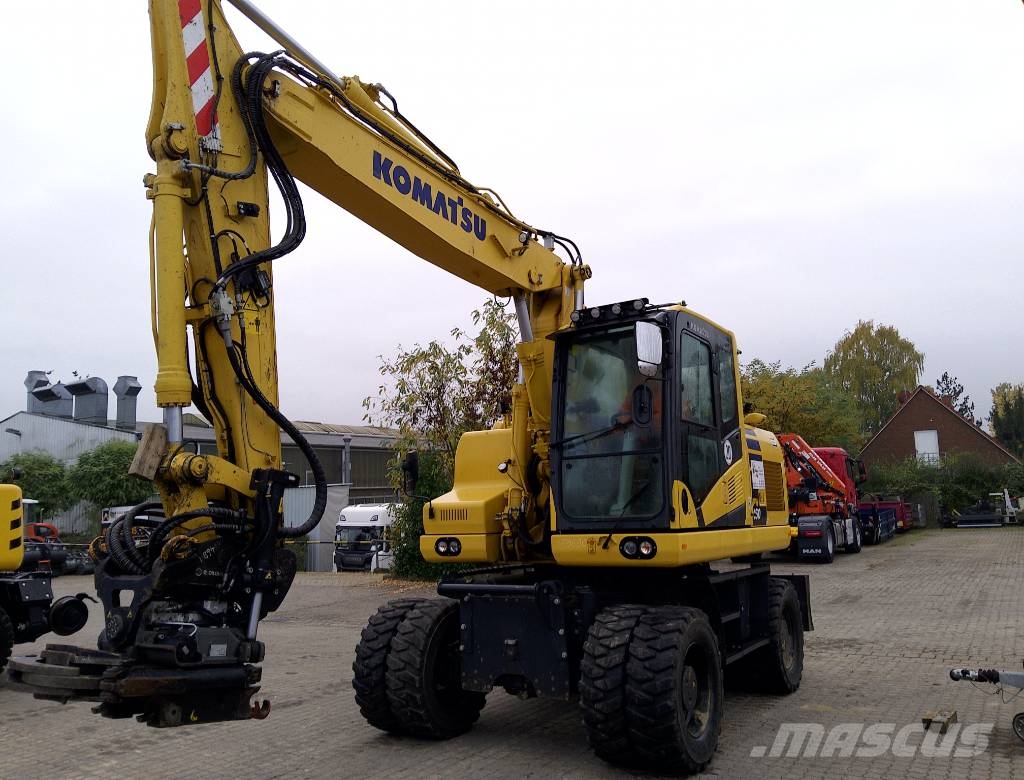 Komatsu PW160-11 حفارات بعجل