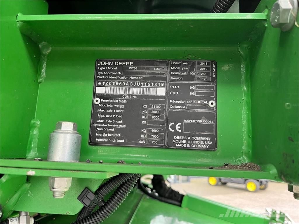 John Deere T560i ProDrive 30Km/h Farm machinery