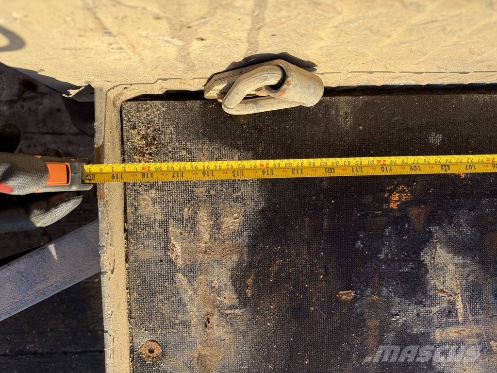 Indespension AD2800 3.5t Plant Trailer مقطوروات مسطحة/مفصلية الجوانب