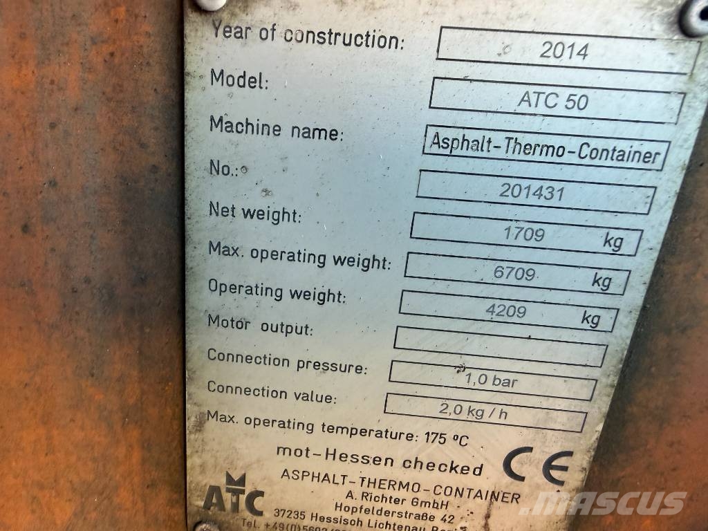 Iveco 150E250 med Asphalt-Thermo-Container Diger kamyonlar