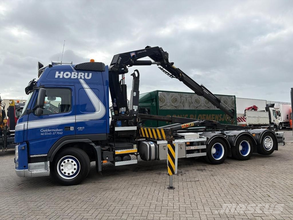 Volvo FM 460 EEV + HMF 2200-- 3X EXT. + REMOTE + HOOK AR All terrain cranes
