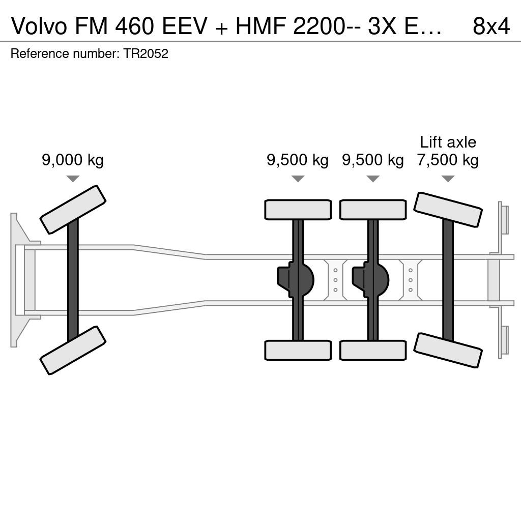Volvo FM 460 EEV + HMF 2200-- 3X EXT. + REMOTE + HOOK AR Maastikutõstukid