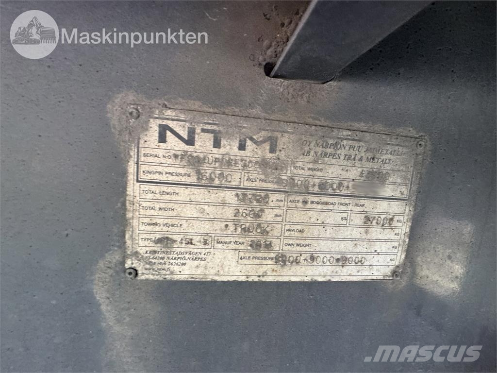 NTM UPP-45L-3 Semirremolques de carrocería de cajas