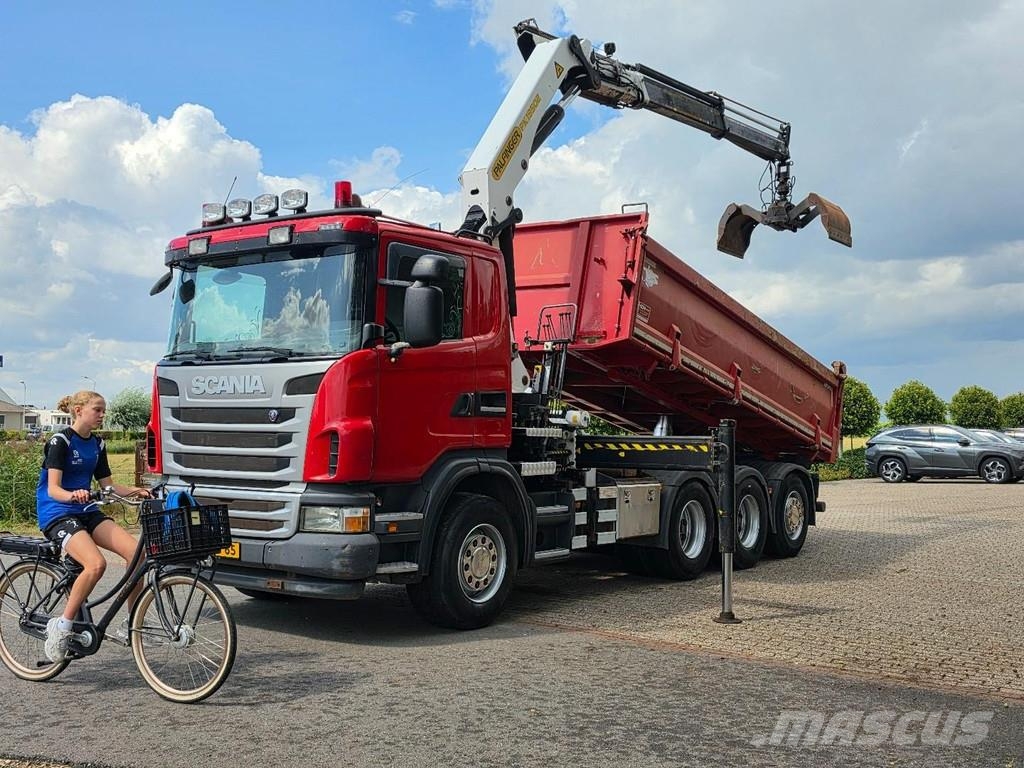 Scania G 400 B 8X4*4 TRIPLE!! CRANE/TIPPER!! NL TRUCK! Camiones bañeras basculantes o volquetes