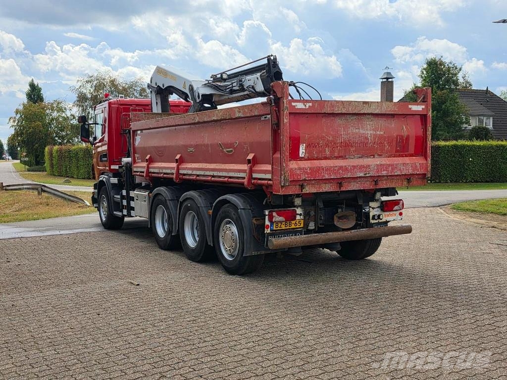 Scania G 400 B 8X4*4 TRIPLE!! CRANE/TIPPER!! NL TRUCK! Camiones bañeras basculantes o volquetes