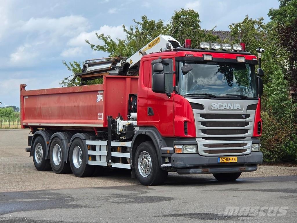 Scania G 400 B 8X4*4 TRIPLE!! CRANE/TIPPER!! NL TRUCK! Camiones bañeras basculantes o volquetes
