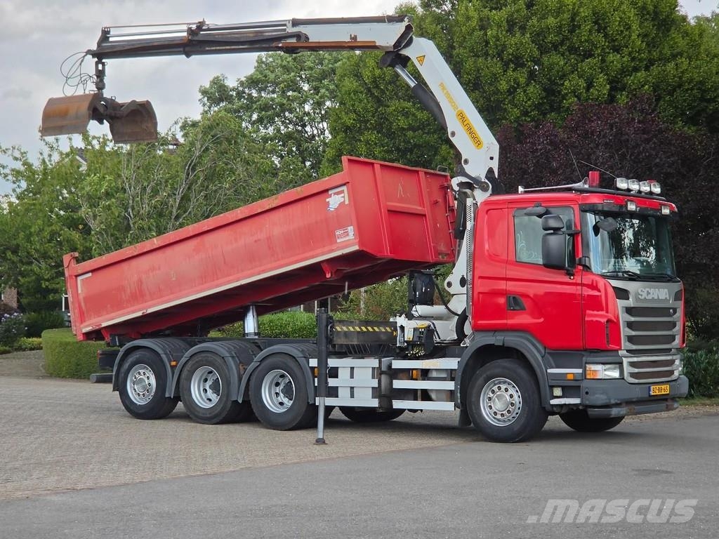 Scania G 400 B 8X4*4 TRIPLE!! CRANE/TIPPER!! NL TRUCK! Camiones bañeras basculantes o volquetes