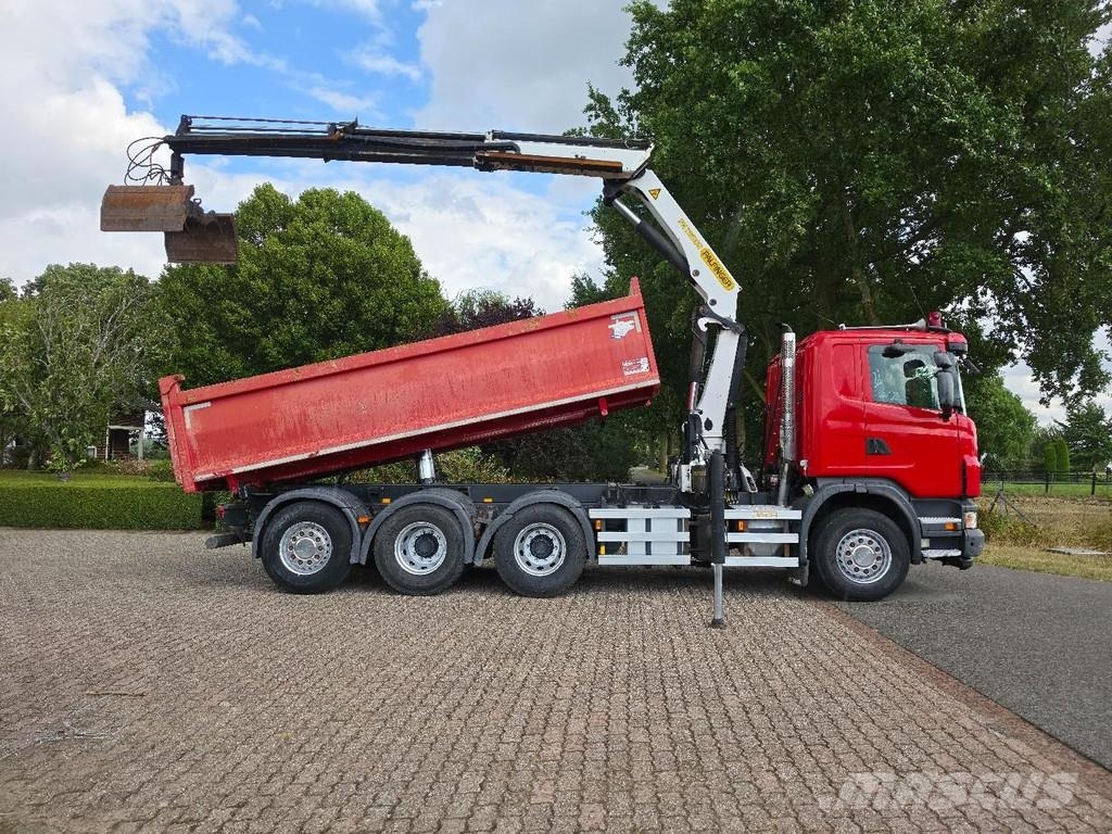 Scania G 400 B 8X4*4 TRIPLE!! CRANE/TIPPER!! NL TRUCK! Camiones bañeras basculantes o volquetes