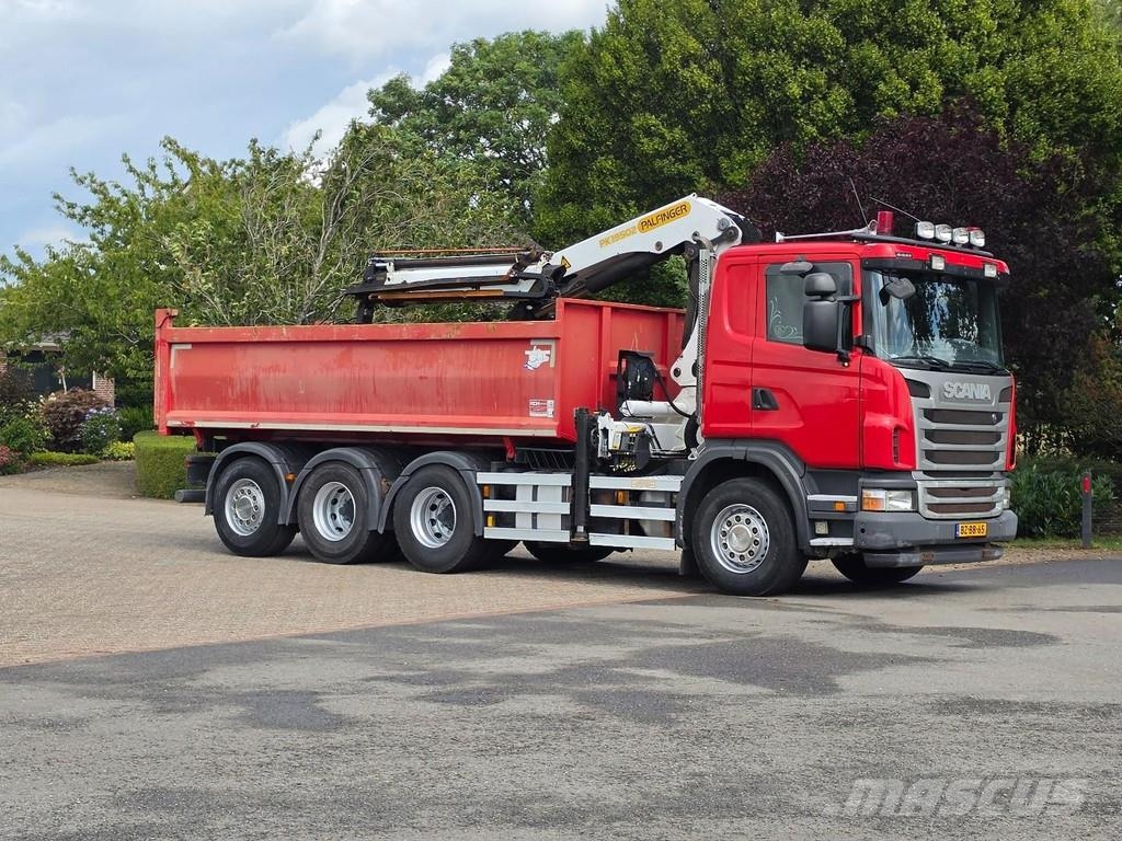 Scania G 400 B 8X4*4 TRIPLE!! CRANE/TIPPER!! NL TRUCK! Camiones bañeras basculantes o volquetes