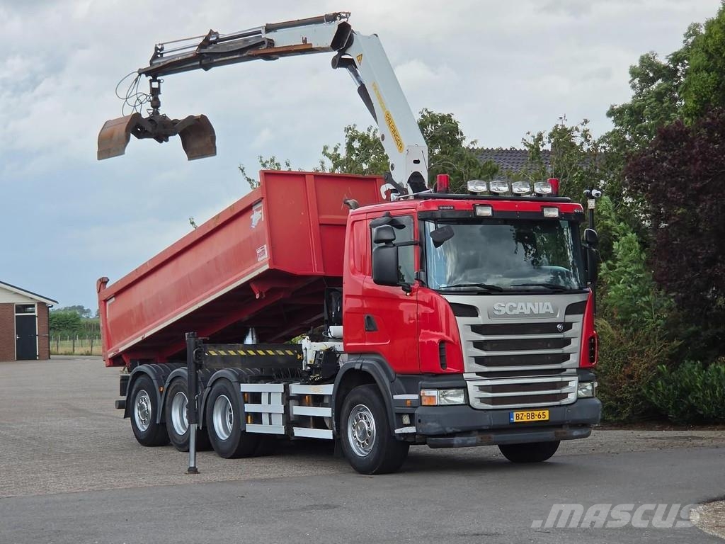Scania G 400 B 8X4*4 TRIPLE!! CRANE/TIPPER!! NL TRUCK! Camiones bañeras basculantes o volquetes