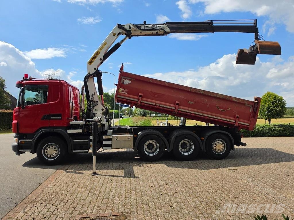 Scania G 400 B 8X4*4 TRIPLE!! CRANE/TIPPER!! NL TRUCK! Camiones bañeras basculantes o volquetes