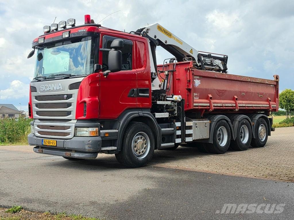 Scania G 400 B 8X4*4 TRIPLE!! CRANE/TIPPER!! NL TRUCK! Camiones bañeras basculantes o volquetes
