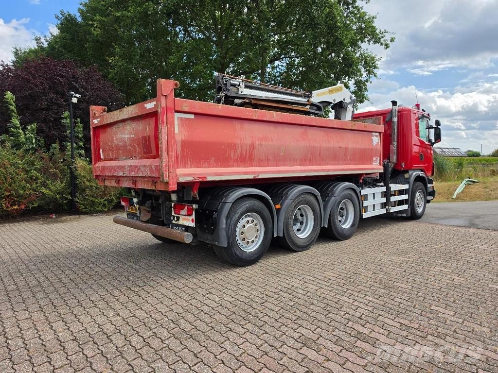 Scania G 400 B 8X4*4 TRIPLE!! CRANE/TIPPER!! NL TRUCK! Camiones bañeras basculantes o volquetes