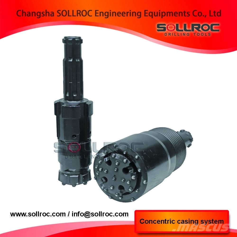 Sollroc ODEX, concentric overburden casing system Комплектуючі і запасні частини для бурових установок