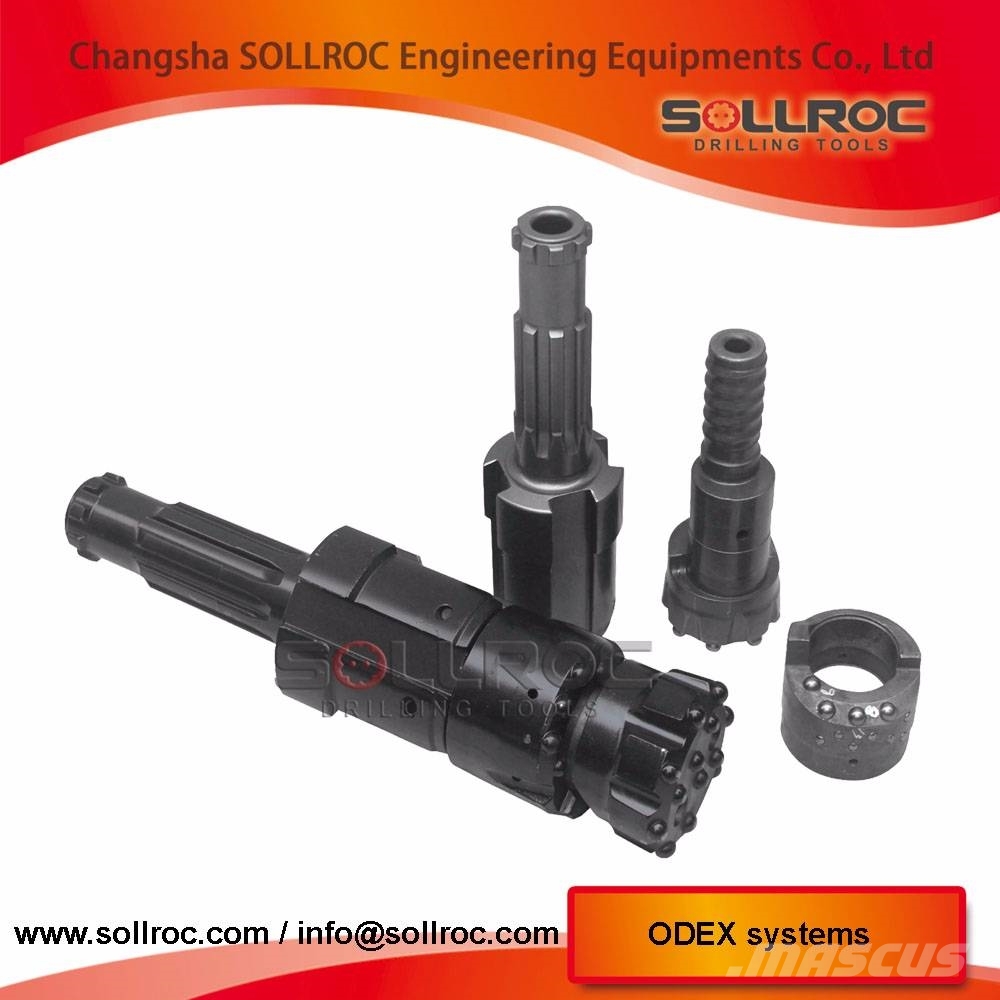Sollroc ODEX, concentric overburden casing system Комплектуючі і запасні частини для бурових установок