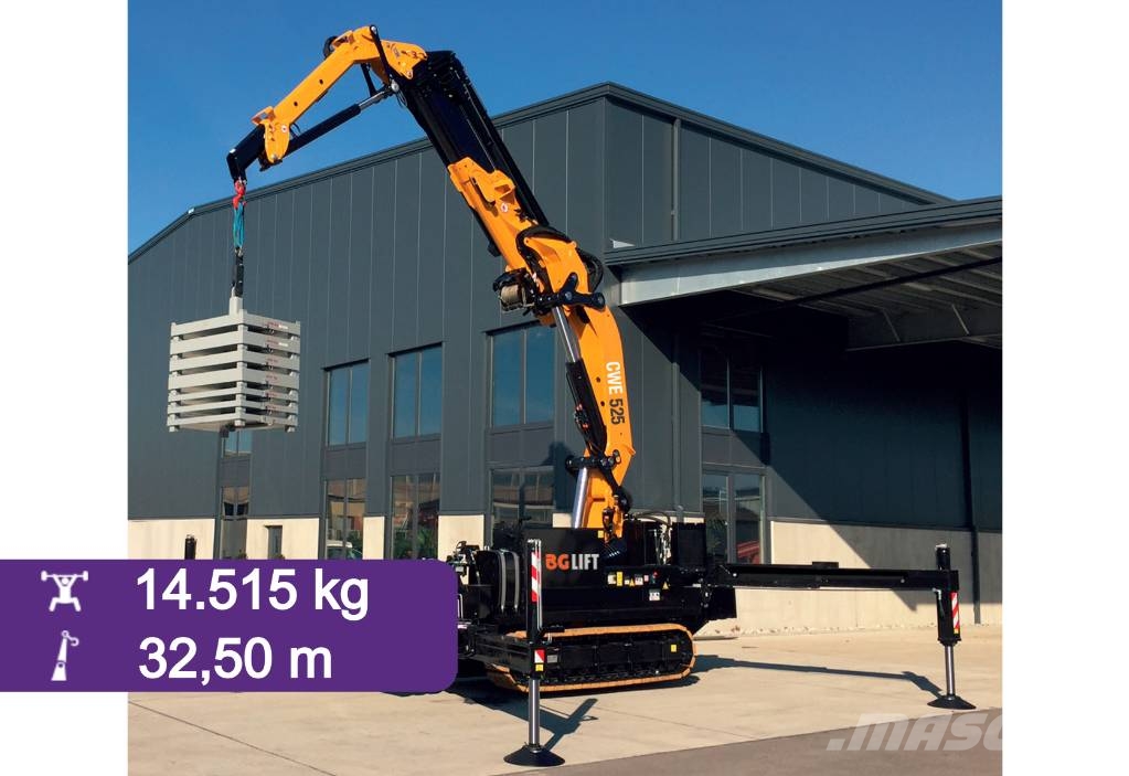 BG Lift CWE525 Compactkraan | Rupshijskraan | Rupskraan Paletli vinçler