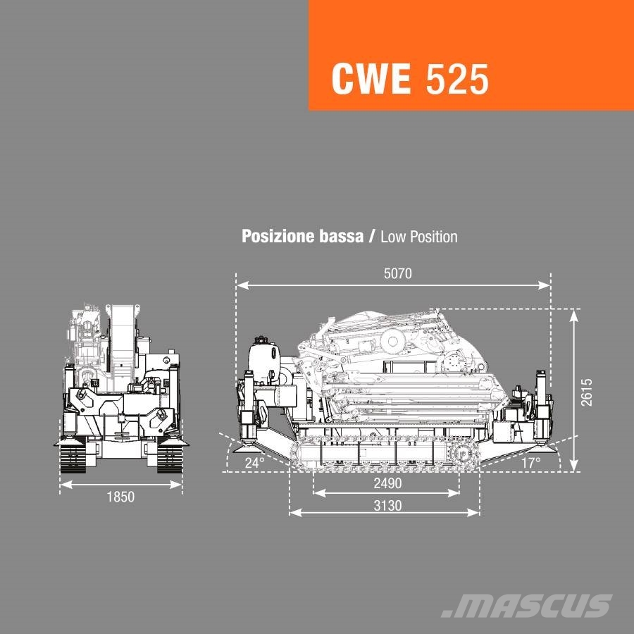 BG Lift CWE525 Compactkraan | Rupshijskraan | Rupskraan Paletli vinçler