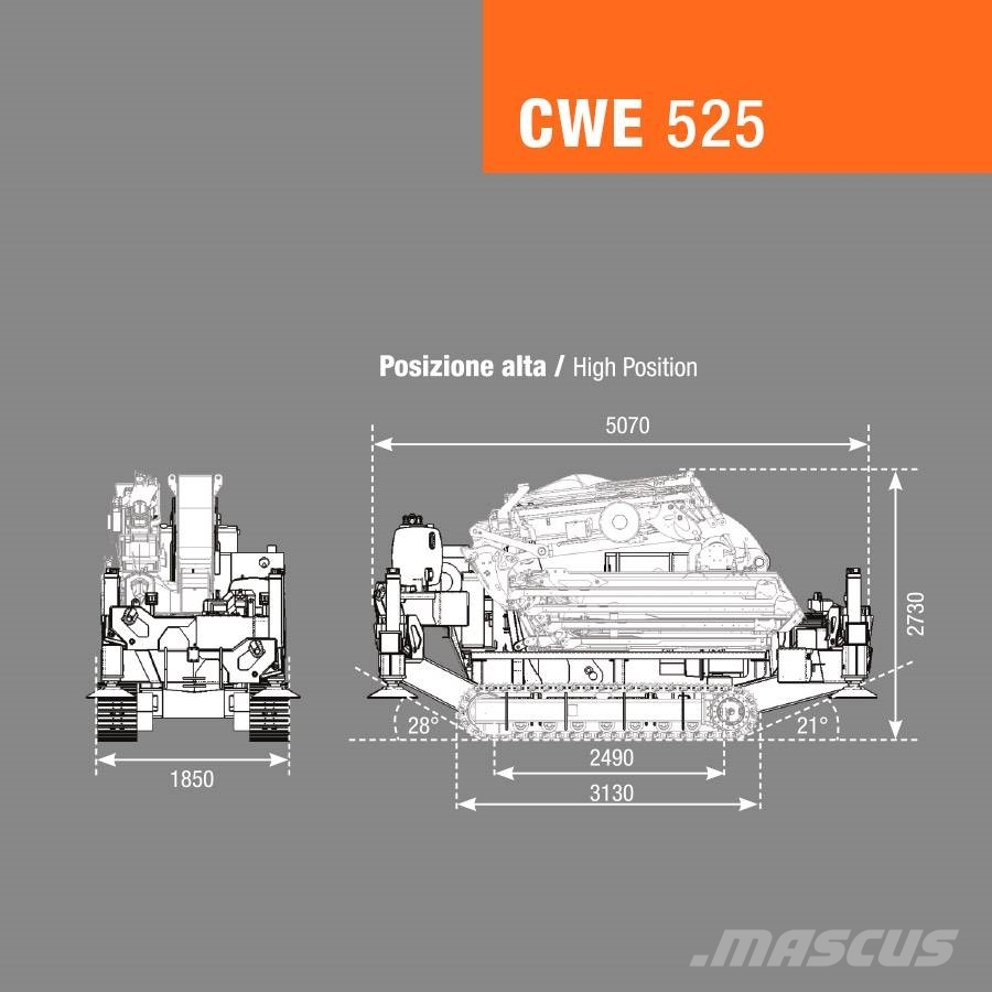 BG Lift CWE525 Compactkraan | Rupshijskraan | Rupskraan Paletli vinçler