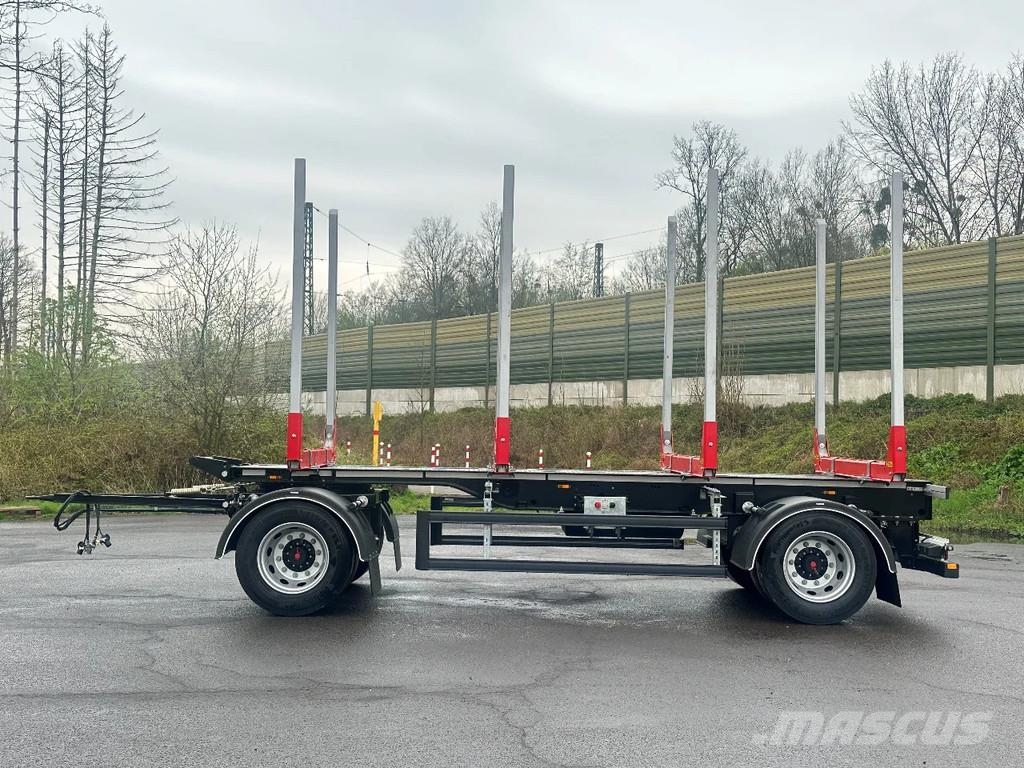 Euromix MTP HD Truck 2-Achsen Zwillingsbereifung Schemel Прицепы Лесовозы