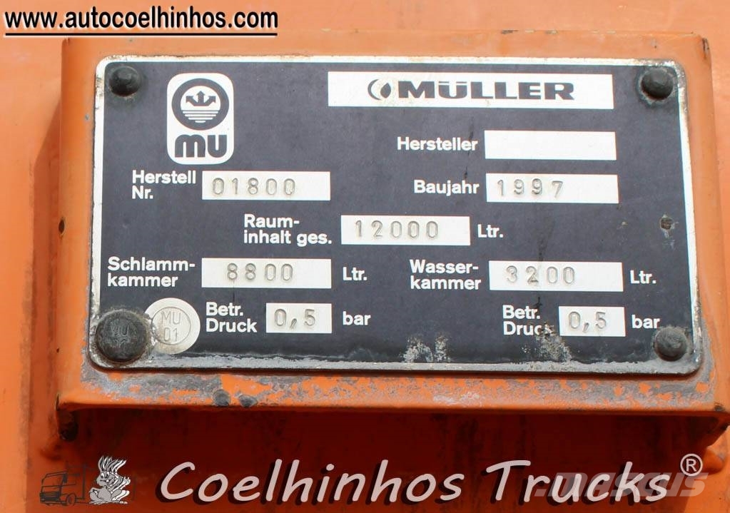 Mercedes-Benz 2538 SK MULLER Tankwagen