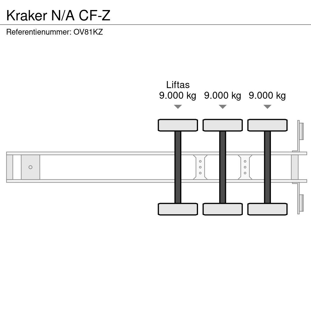 Kraker N/A CF-Z Puspriekabės su grindimis