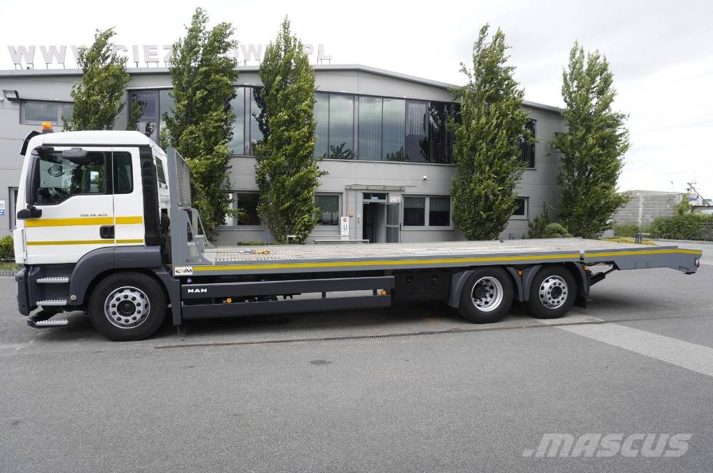 MAN TGS 26.420 6x2 / CVIM Tepematic 14t tow truck Düz Platformlu Oto Çekiciler/vinçli kamyonlar