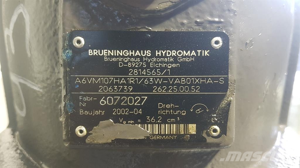 Brueninghaus Hydromatik A6VM107HA1R1/63W -Volvo L35B-Drive motor/Fahrmotor Hydraulics