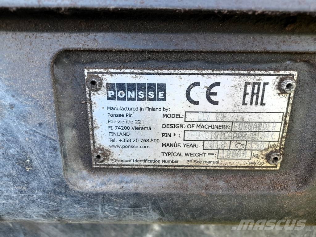 Ponsse Elk Forwarders